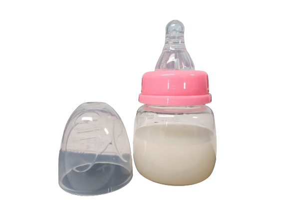 Reborn Baby Girl Bottle Prop 60ml Short with NO FLOW baby Teat