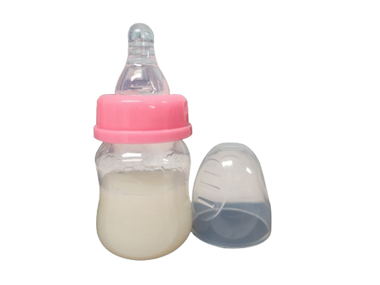 Reborn Baby Girl Bottle Prop 60ml Tall with NO FLOW baby Teat