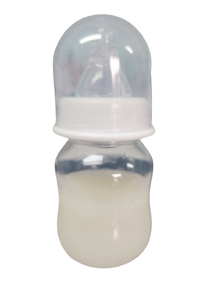 Reborn Baby Unisex White Tall Bottle Prop 60ml with NO FLOW baby Teat