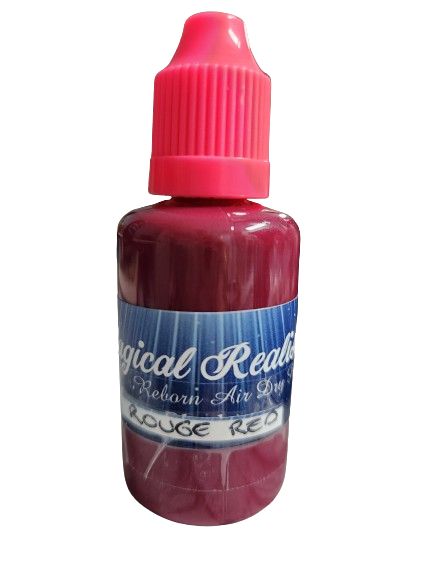 30ml Rouge Red Air Dry Magical Realism Reborn Baby Paint