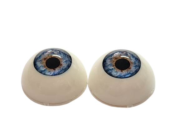 20mm Sea Blue Round Acrylic Eyes Reborn Baby Doll Making Supplies