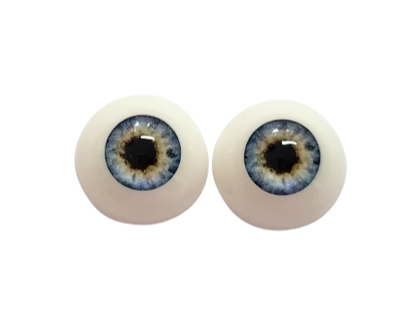 20mm Light Blue Round Acrylic Eyes Reborn Baby Doll Making Supplies