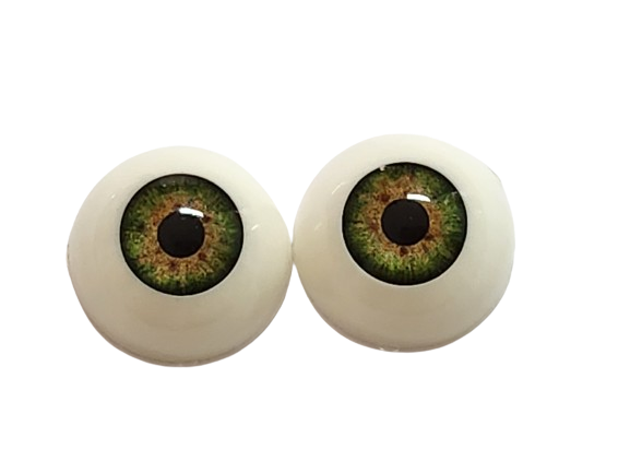 20mm Meadow Green Round Acrylic Eyes Reborn Baby Doll Making Supplies