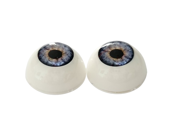 22mm Ocean Blue Round Acrylic Eyes Reborn Baby Doll Making Supplies