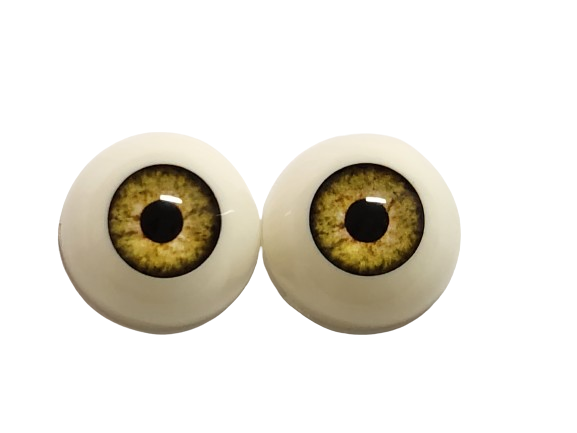 20mm Lemongrass Green Round Acrylic Eyes Reborn Baby Doll Making Supplies