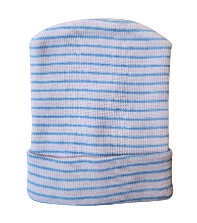 Genuine Hospital Baby Beanie Multi Striped- Photo Prop Reborn Baby