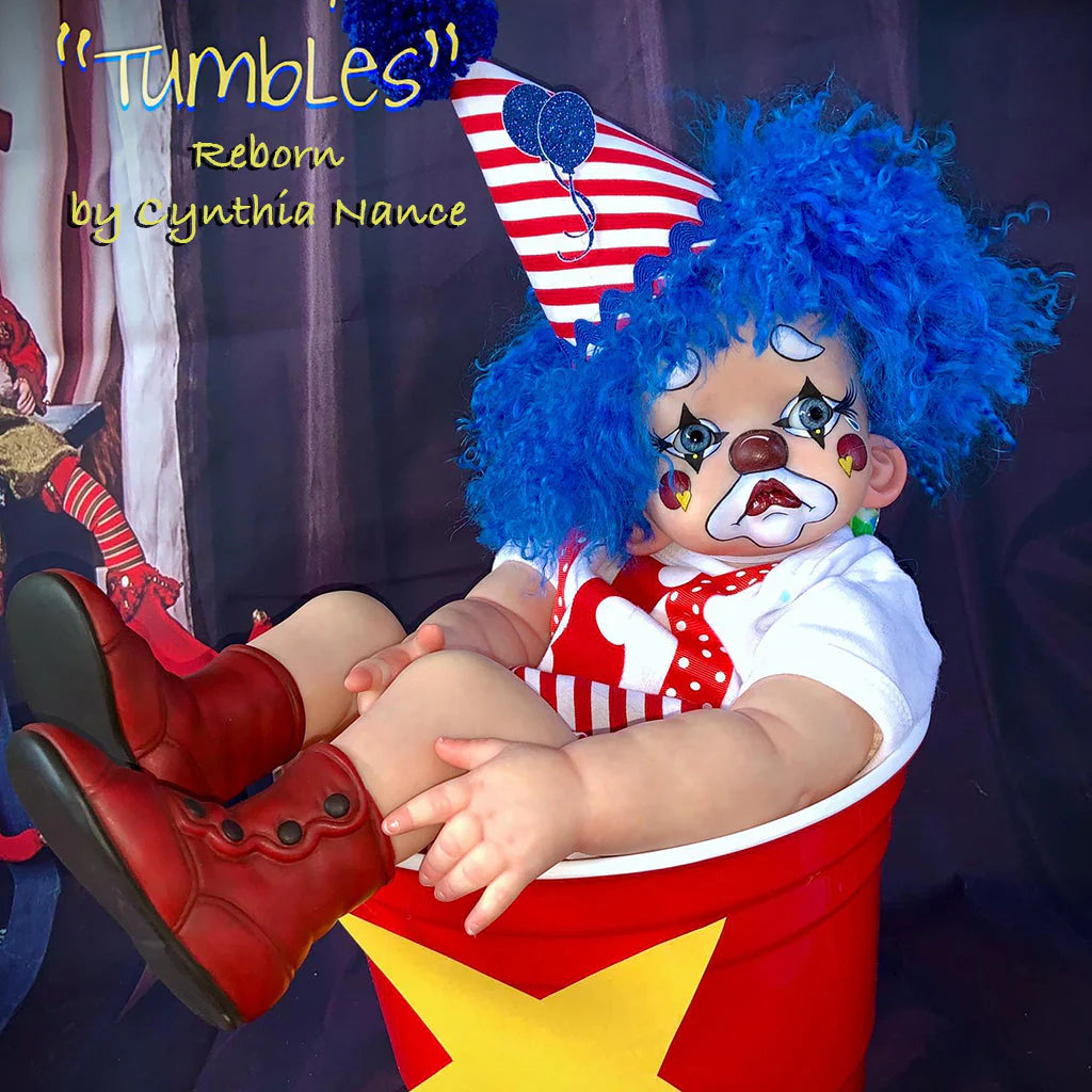 Tumbles 20-21 Clown Vinyl Doll Kit Reborn Baby Kit (Copy)