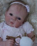 Mia by Adrie Stoete 22" Unpainted Reborn Baby Doll