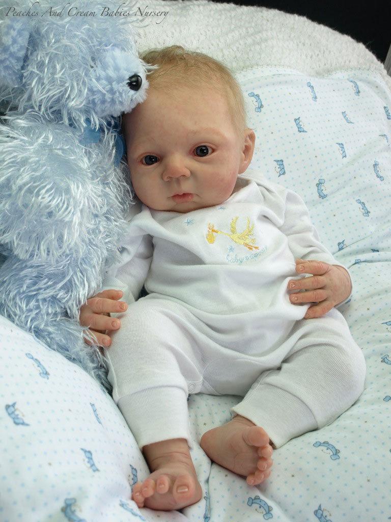 Mia by Adrie Stoete 22" Unpainted Reborn Baby Doll