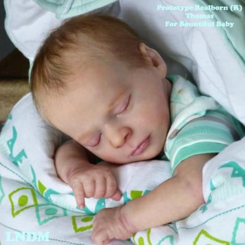 Realborn Thomas Asleep Reborn Baby Kit ONLY with NO COA