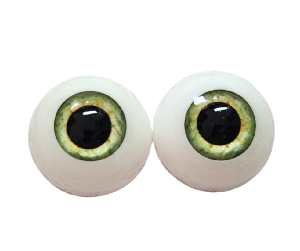 20mm Pistachio Green Round Acrylic Eyes Reborn Baby Doll Making Supplies