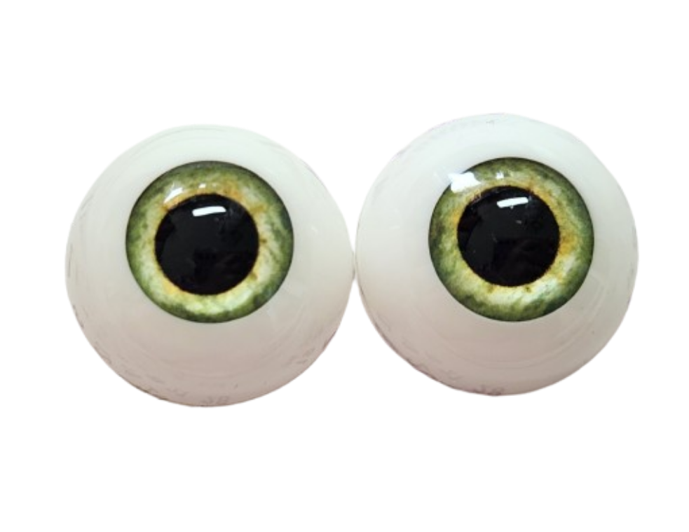 20mm Pistachio Green Round Acrylic Eyes Reborn Baby Doll Making Supplies