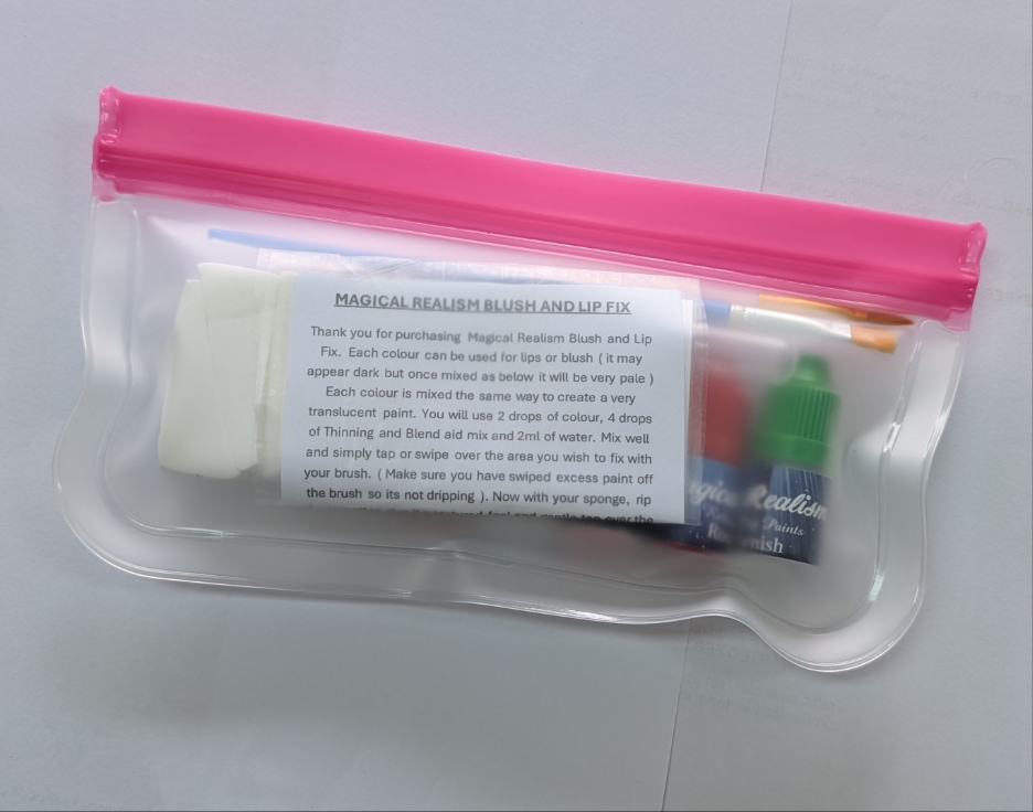 3ml Blush and Lip Fix Kit Air Dry Magical Realism Reborn Baby Paint