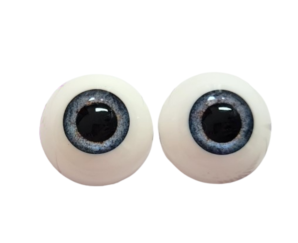 20mm Blue Grey Large Pupil Round Acrylic Eyes Reborn Baby Doll Making Supplies