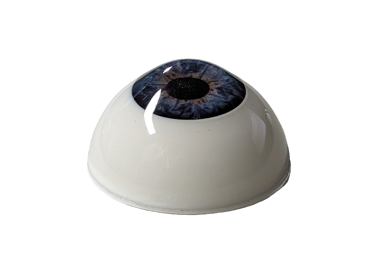 28mm Deep Blue Round Acrylic Eyes Reborn Baby Doll Making Supplies Toddler