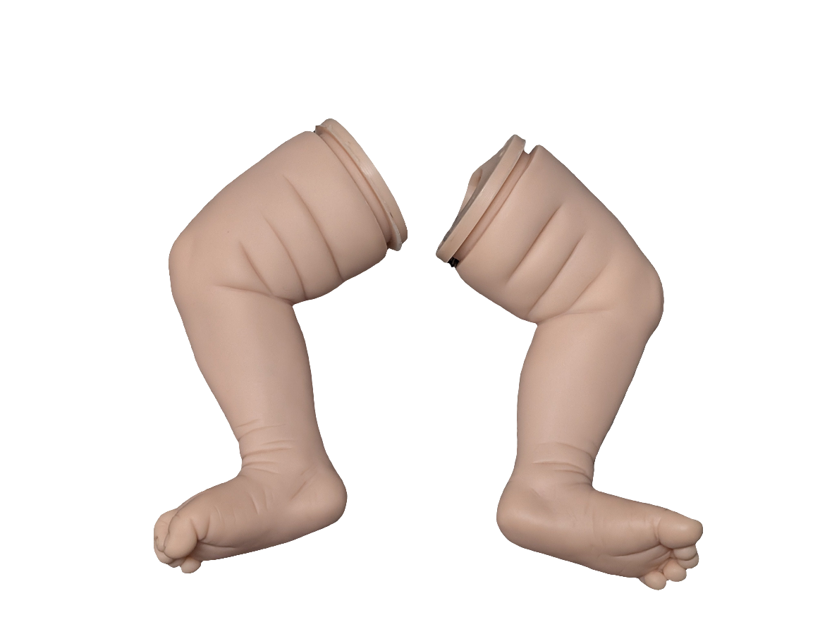 20" Unpainted Vinyl Reborn Baby Legs " LEGS ONLY" Parts