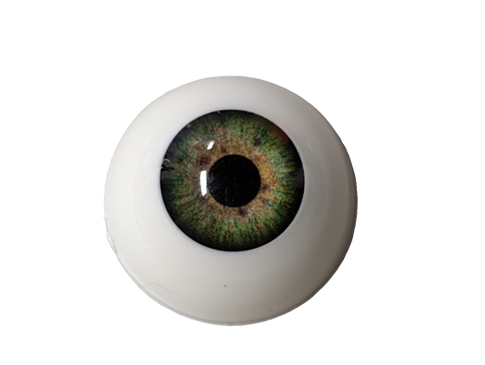 26mm Meadow Green Round Acrylic Eyes Reborn Baby Doll Making Supplies Toddler