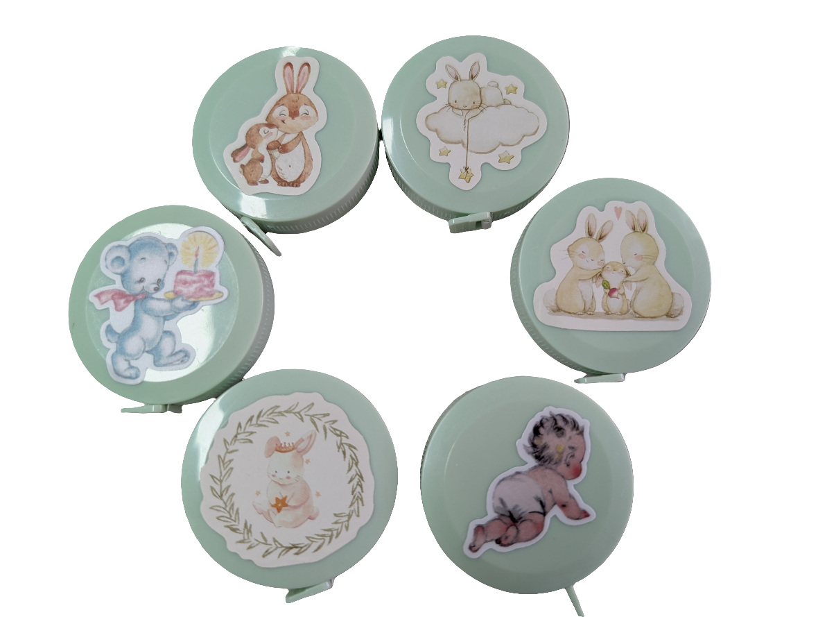 Mint Green Measuring Tape Reborn Baby Tool Measure size of Babies Head Body