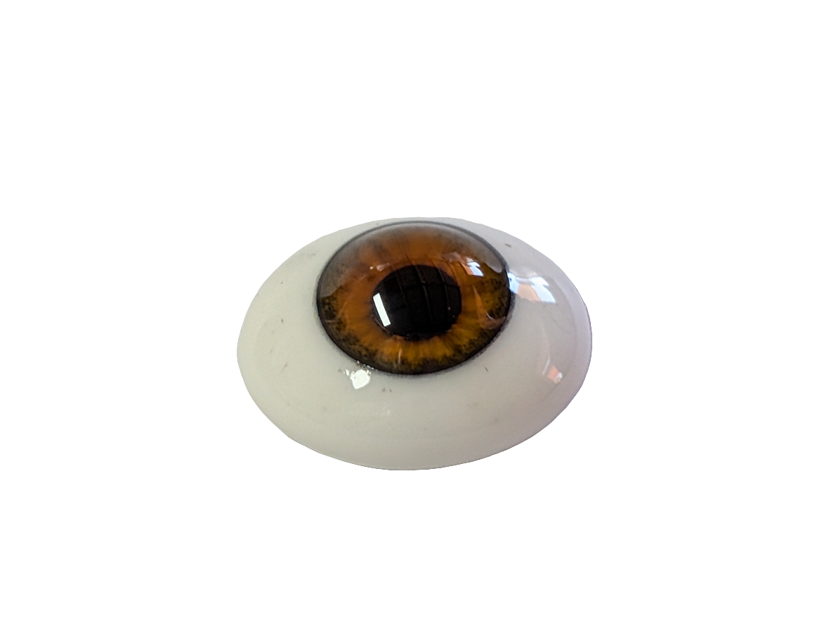 18mm Hazel Oval Glass Eyes Reborn Baby Doll Making Supplies