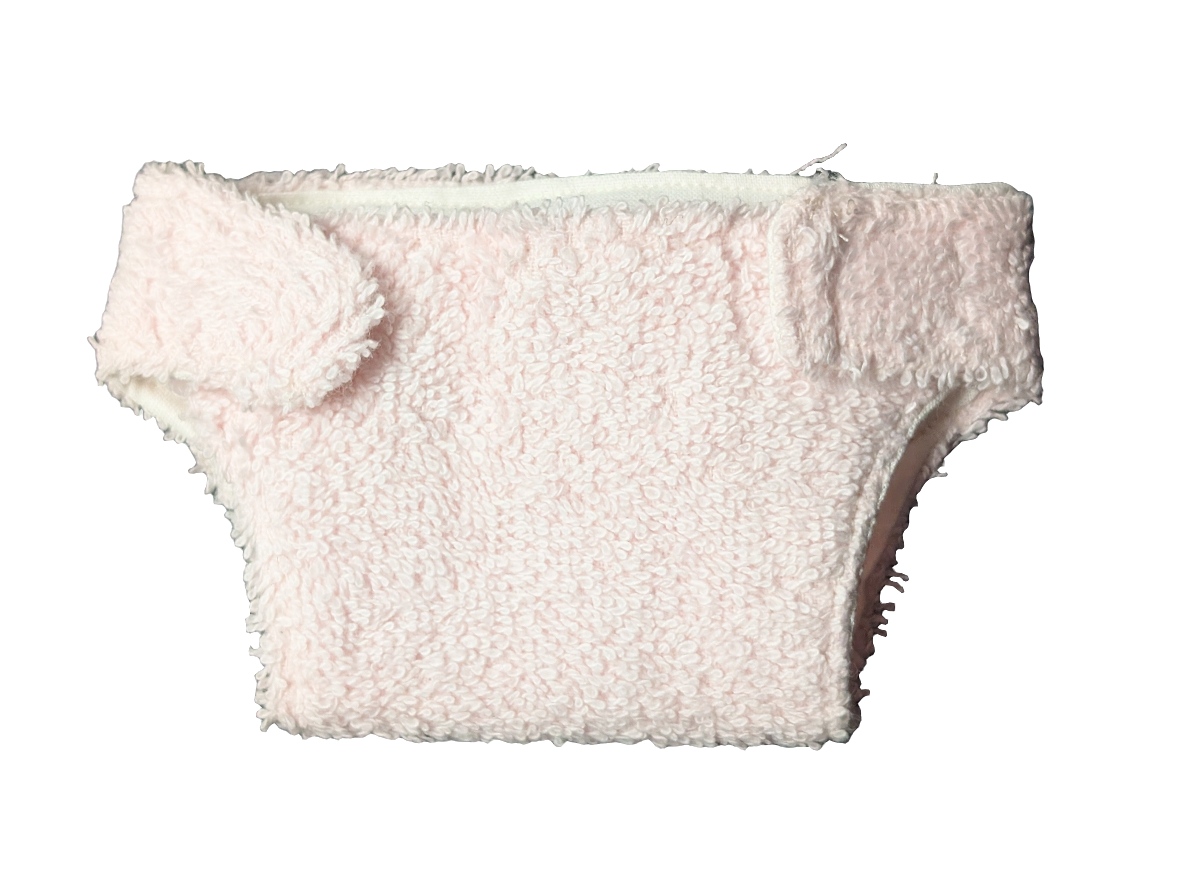 Reborn Baby Pink Cloth Modern Micro Preemie Nappies 10" -14"
