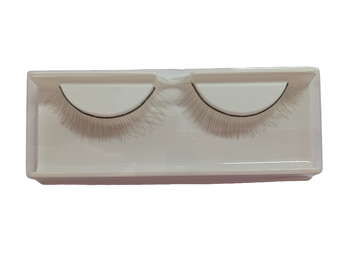 Light Brown Eyelashes Upper Lashes Supplies 1 Pair