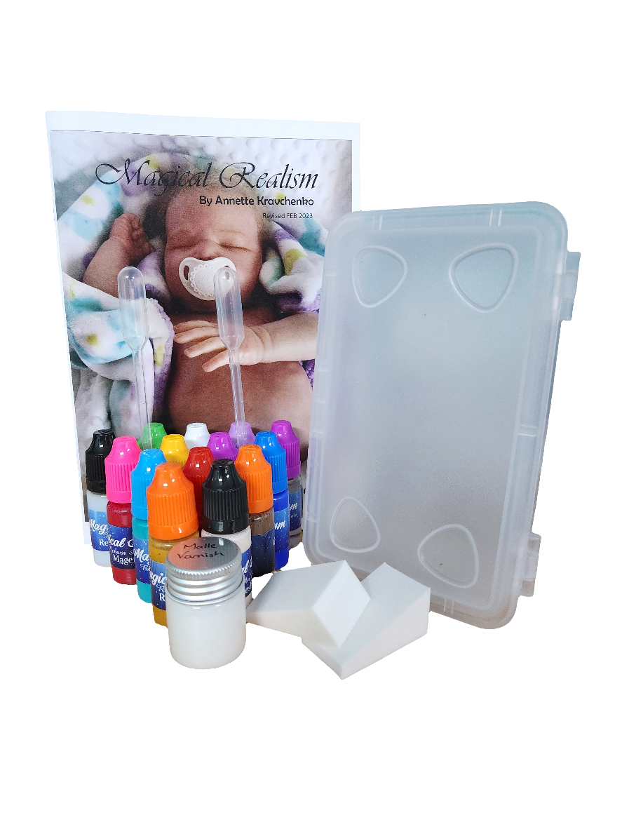 10ml Popular Size Painting Kit Air Dry Magical Realism Reborn Baby