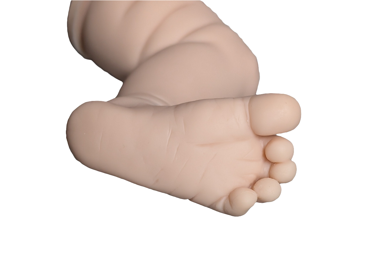 20" Unpainted Vinyl Reborn Baby Legs " LEGS ONLY" Parts