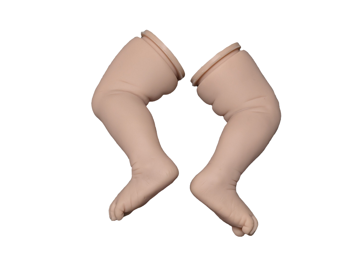 20" Unpainted Vinyl Reborn Baby Legs " LEGS ONLY" Parts