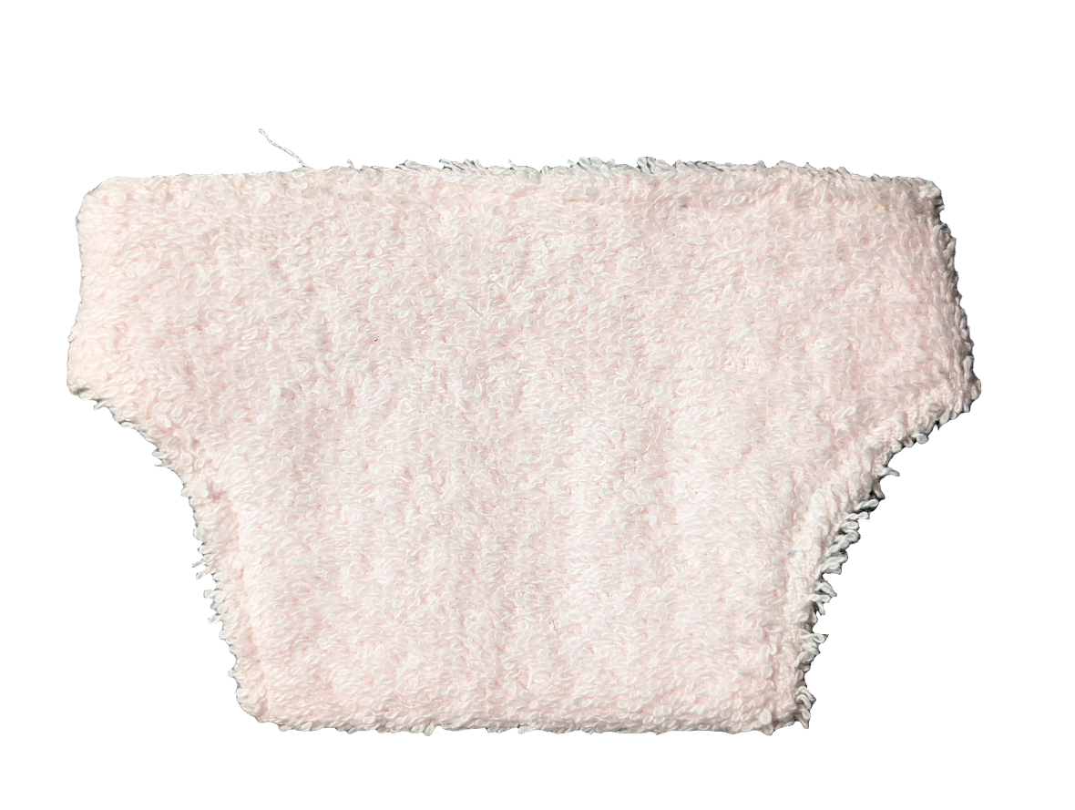 Reborn Baby Pink Cloth Modern Micro Preemie Nappies 10" -14"