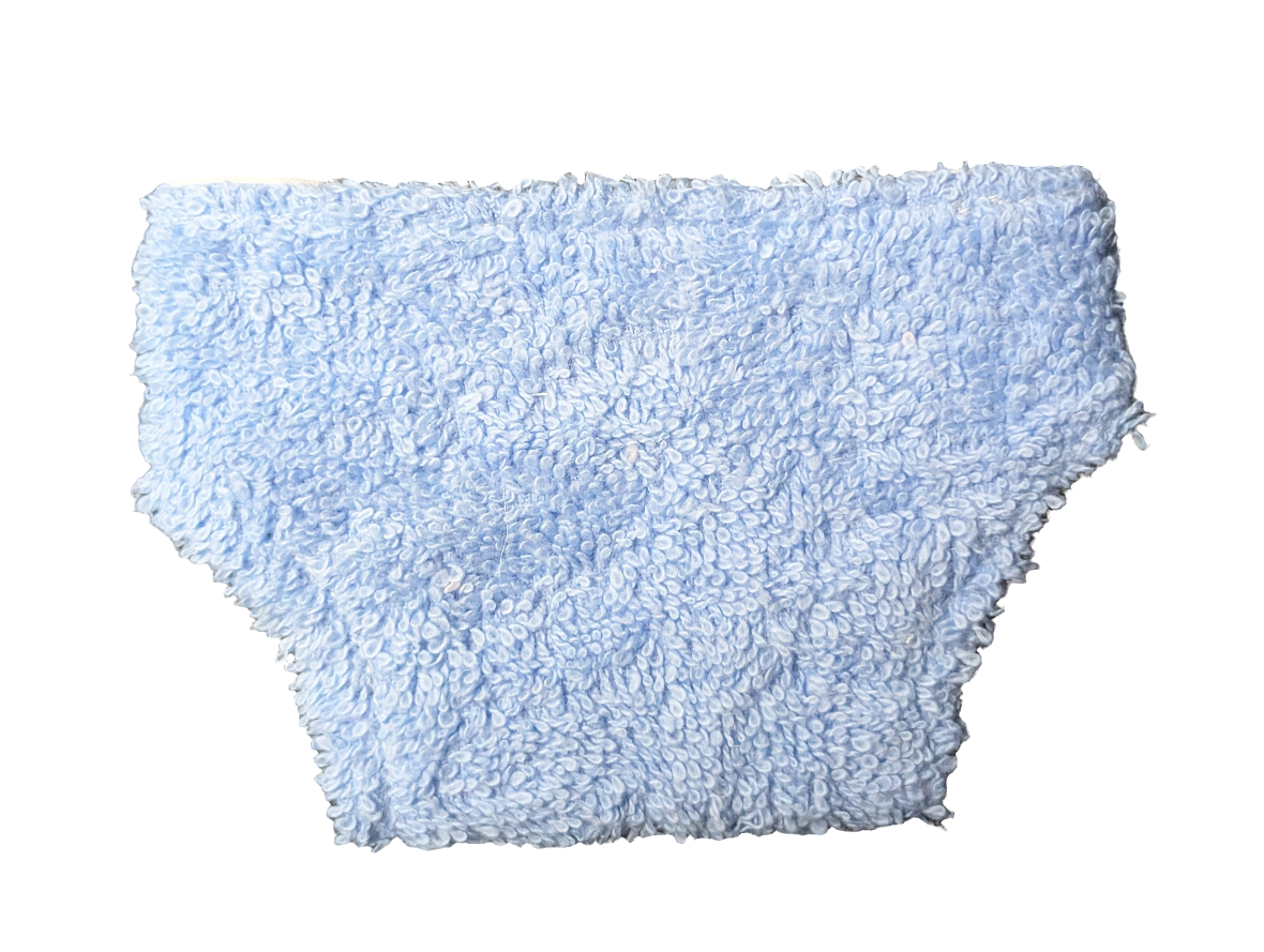 Reborn Baby Blue Cloth Modern Micro Preemie Nappies 10" -14"