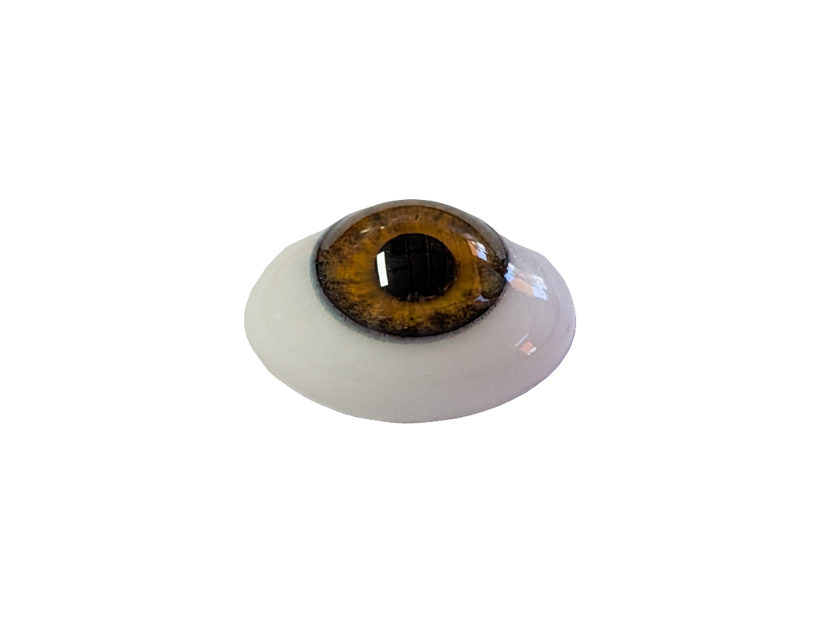 16mm Hazel  Oval Glass Eyes Reborn Baby Doll Making Supplies