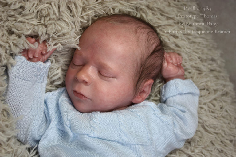 Realborn Thomas Asleep Reborn Baby Kit ONLY with NO COA
