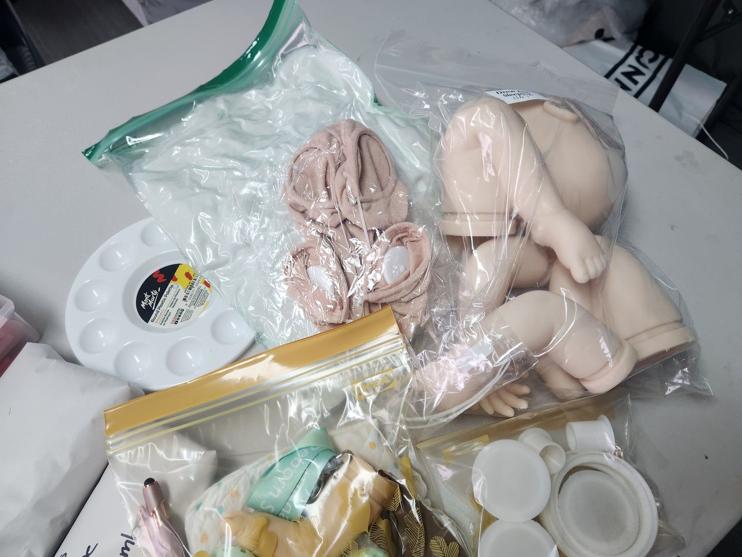 Air Dry Deluxe Paint Reborns Online Class Using Magical Realism Paints
