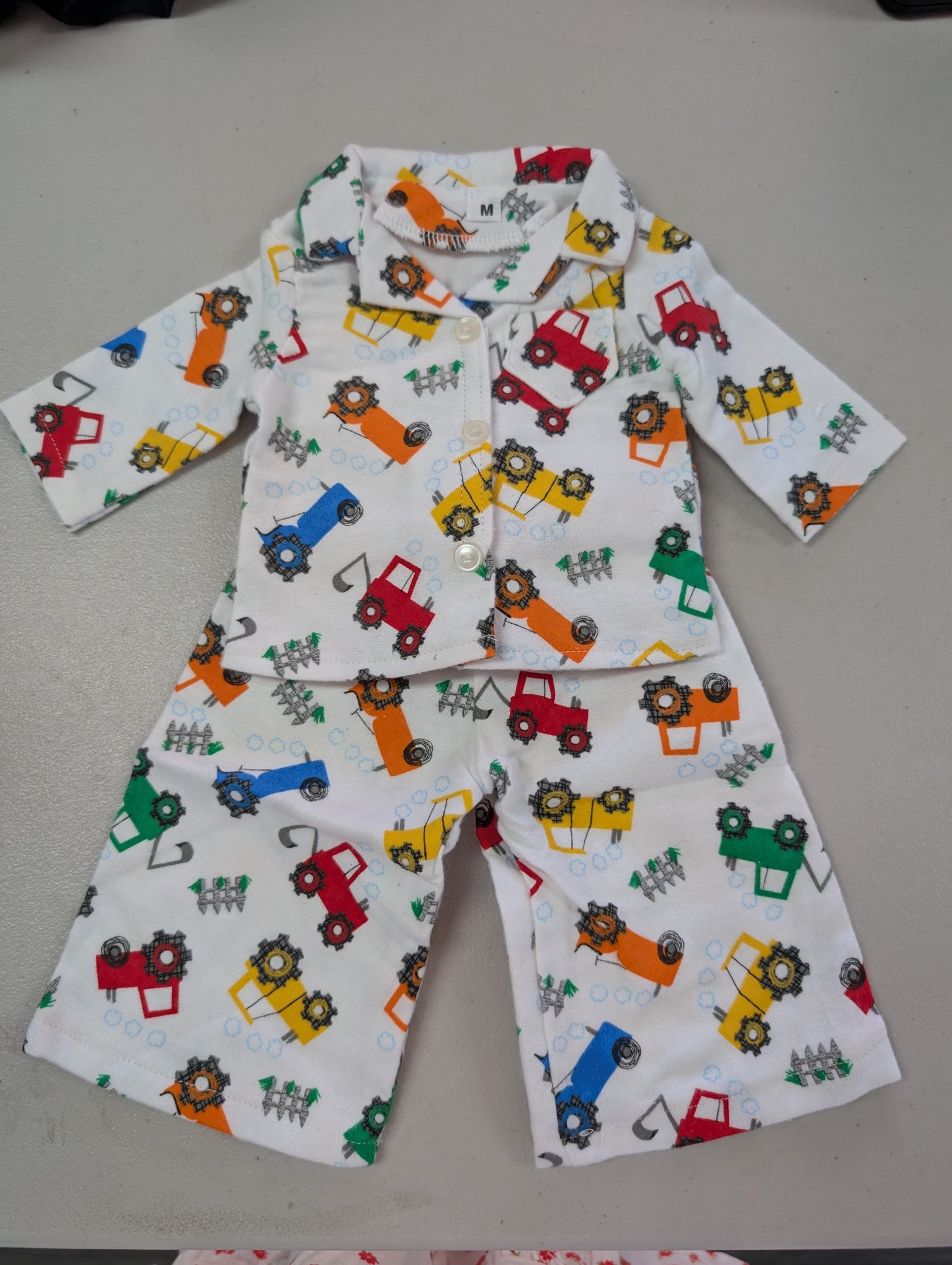 Tractor Preemi Winter Flannelette Pyjamas Boy (Preemi Only)