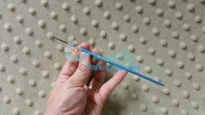 Short Script Liner 18-0 Brush Great for Reborn Baby Brows and Nail Painting