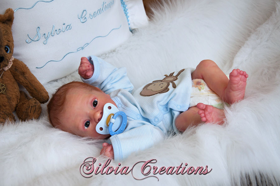 Realborn Thomas Awake with Eyes Reborn Baby Kit ONLY with Certificate Paint Your Own
