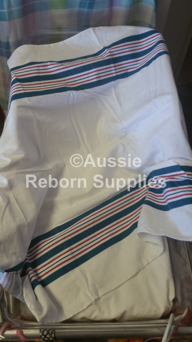 Genuine Hospital Baby Receiving Blanket - Photo Prop Reborn Baby
