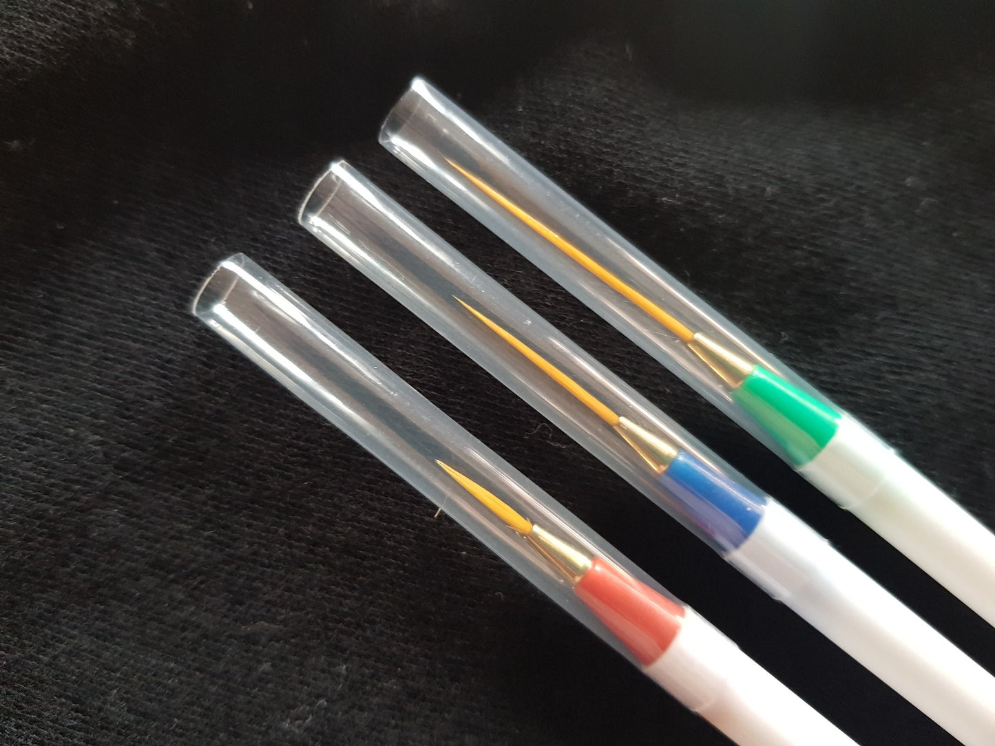 Art Liner "Set of 3 Brushes" Great for Reborn Baby Brows and Nail Painting