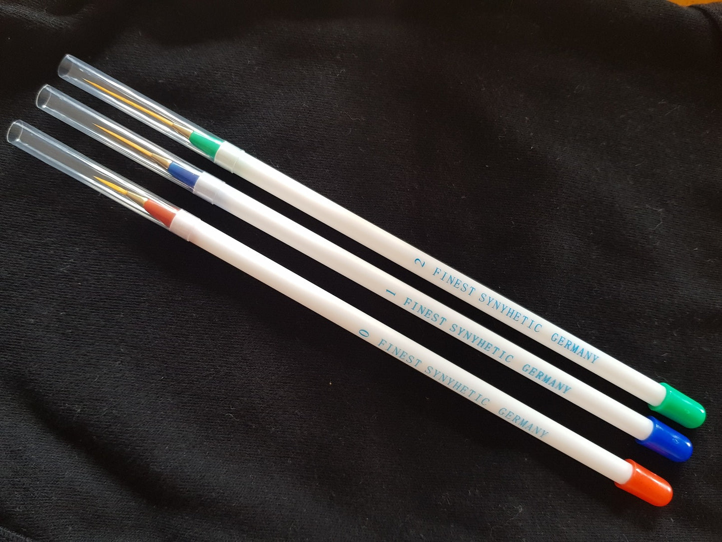 Art Liner "Set of 3 Brushes" Great for Reborn Baby Brows and Nail Painting