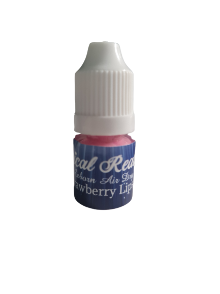 10ml Strawberry Lips Air Dry Magical Realism Reborn Baby Paint