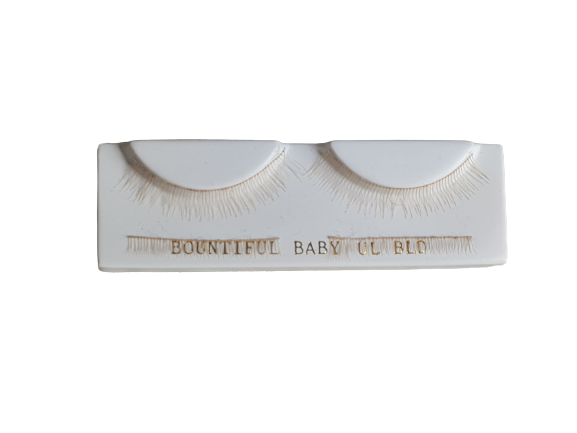 Reborn Baby Doll Blonde Upper and Lower Eyelashes Lashes Supplies 4 Piece