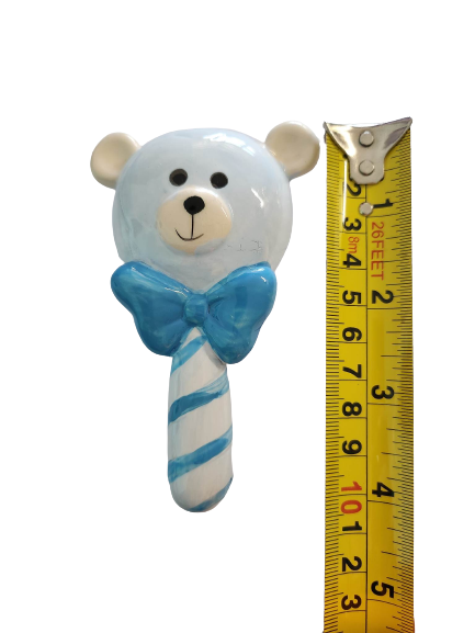 Blue Bear Ceramic Baby Raffle