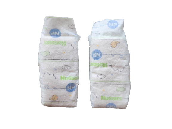 Huggies NANO Preemie Nappies Pkt of 2 5" -8" Approx Teeny Tiny Reborn Baby