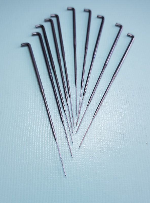 42 Gauge 3 Barb Hair Rooting Felting Needles Pack of 10 Reborn Baby