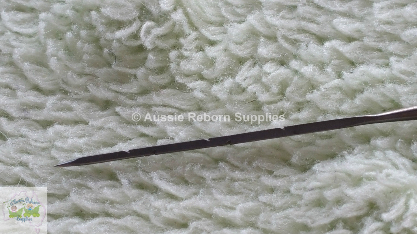 36 Gauge 9 Barb Rooting Hair Felting Needles Pkt of 10 BEGINNERS Reborn Baby