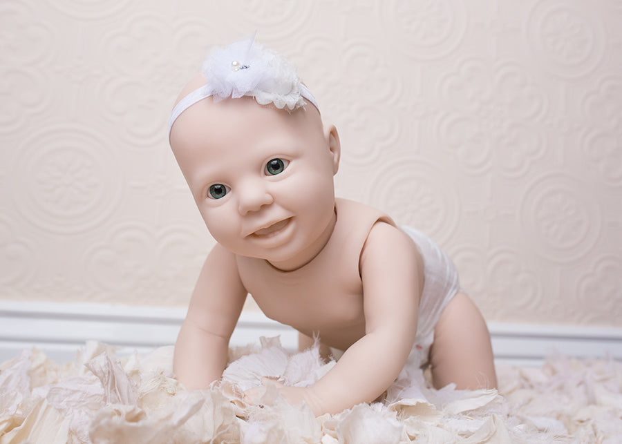Amelia KIT by Donna Rubert 25" Crawler Reborn Baby Unpainted