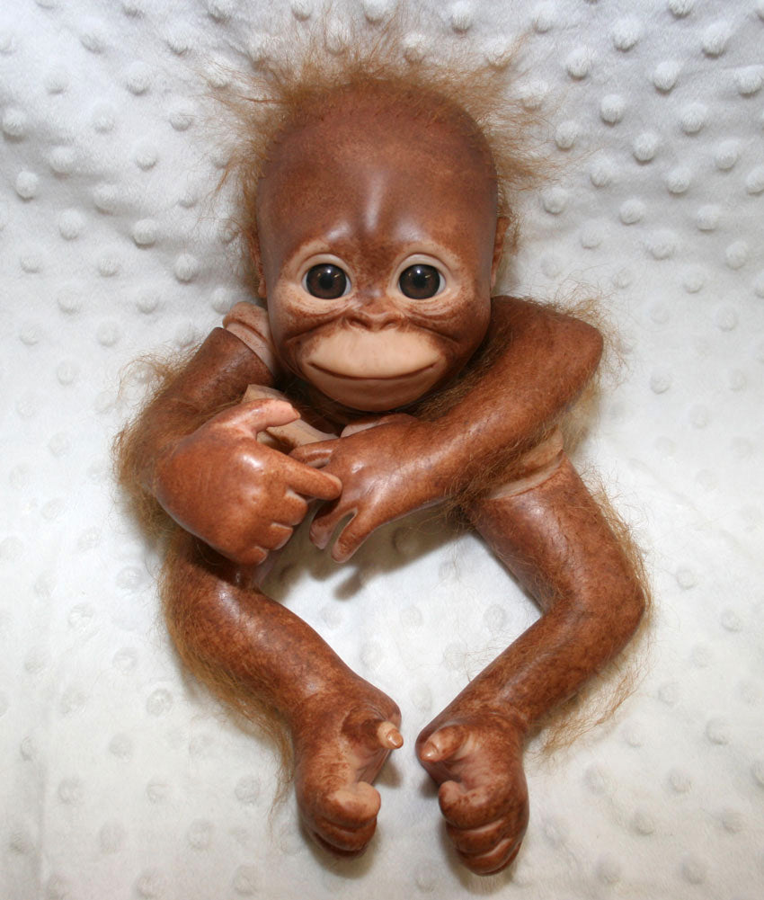 Bindi the Orangutan by Denise Pratt PAINTED and Rooted