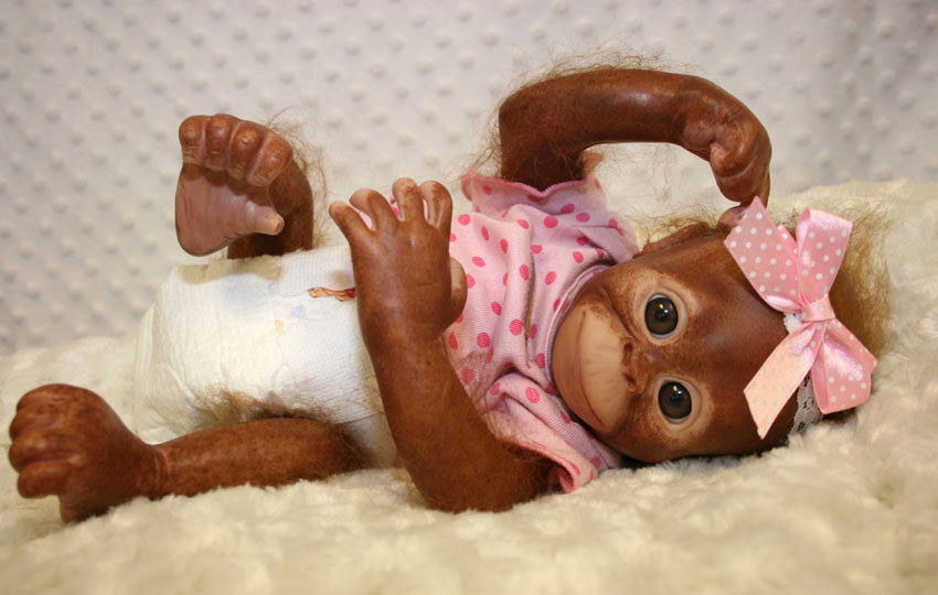 Bindi the Orangutan by Denise Pratt PAINTED and Rooted