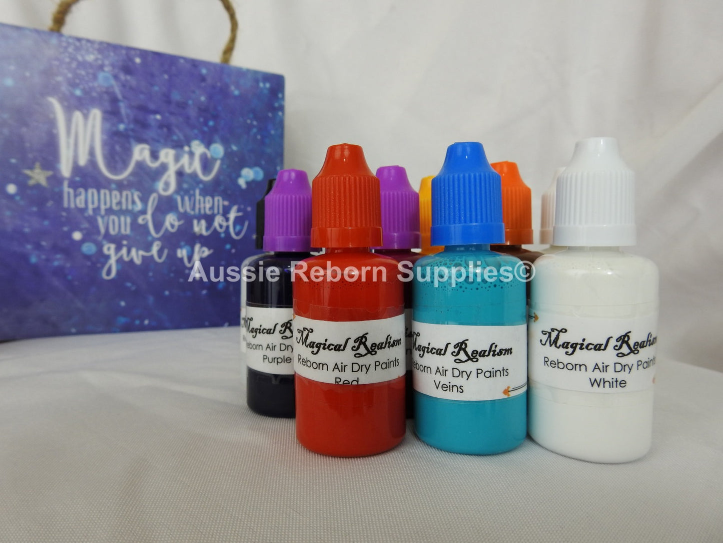 30ml Red Air Dry Magical Realism Reborn Baby Paint