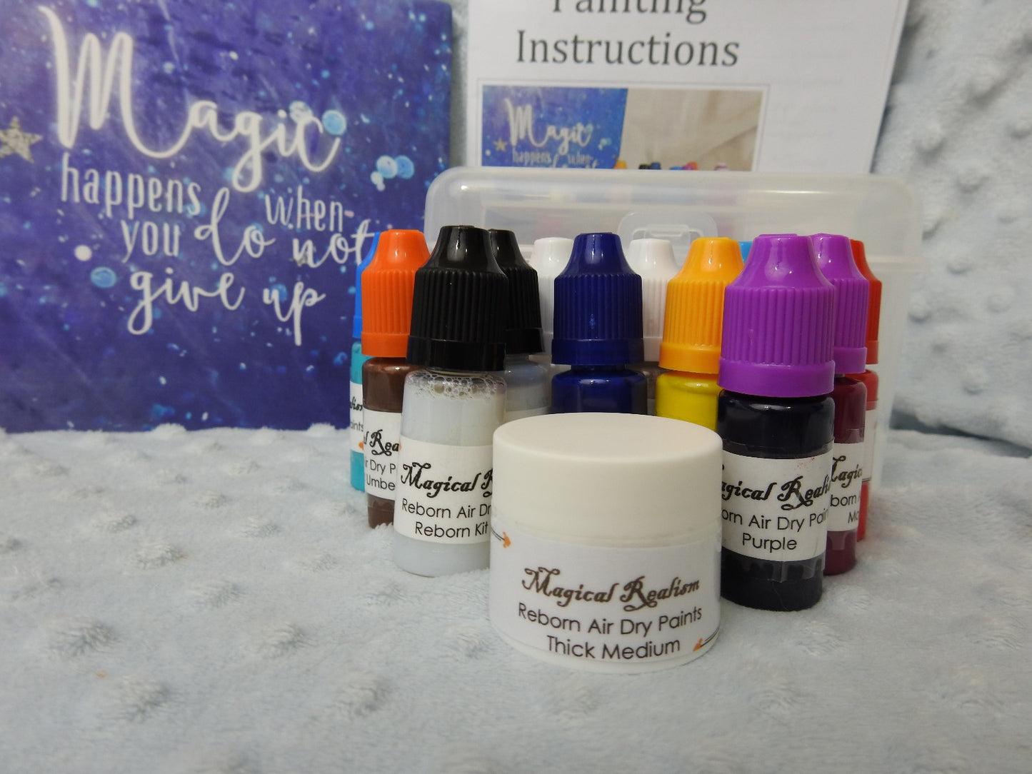10ml Popular Size Painting Kit Air Dry Magical Realism Reborn Baby